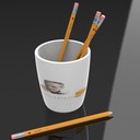 Pencils in a cup