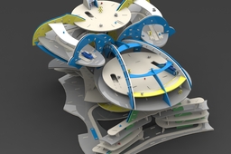 Construction toy 3D puzzle - Alien city