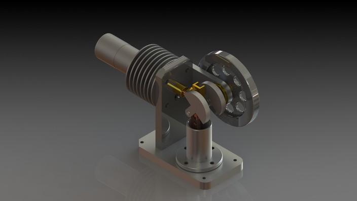 Horizontal Stirling Motor