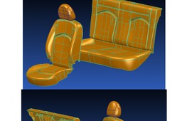 Interior car foam seats