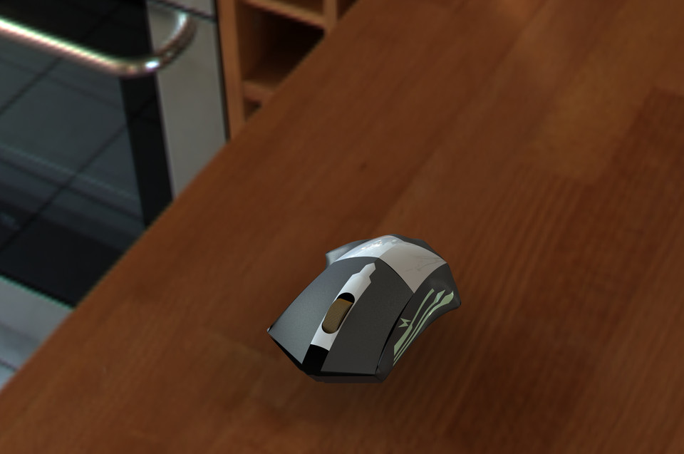 Computer mouse (cordless) 3D CAD Model Library GrabCAD