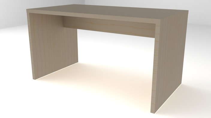 plain desk