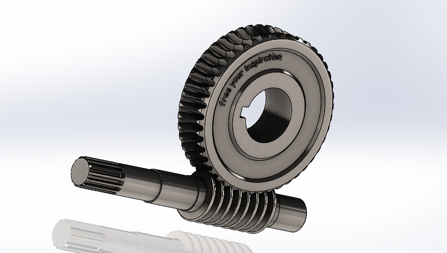 Worm And Worm Gear Assembly 3D CAD Model Library GrabCAD, 56 OFF