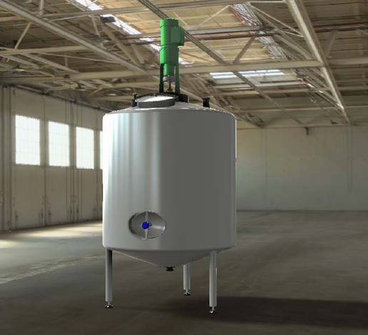Chocolate mixing tank 2500 litre