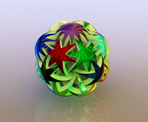 Abstract Stars Ball