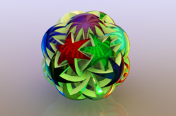 Abstract Stars Ball