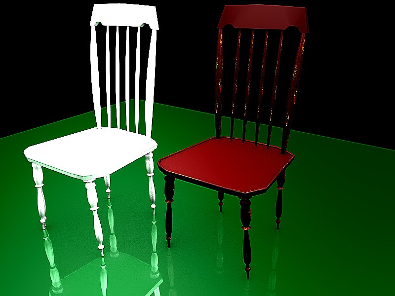CHAIRS 2 3D CAD Model Library GrabCAD
