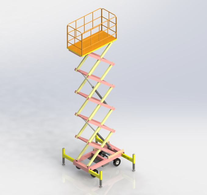 SCISSOR LIFT 500 KG CLEANING/WORKMAN MAINTENENCE