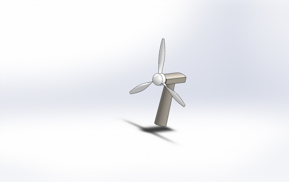 Wind Turbine 3D CAD Model Library GrabCAD