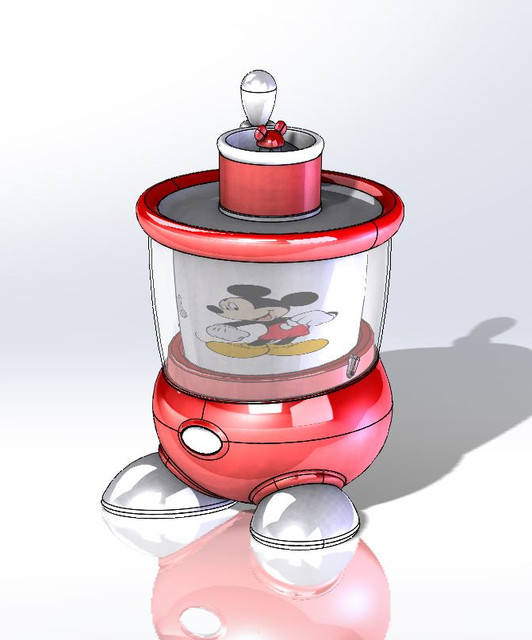 Ice Cream Maker 3D CAD Model Library GrabCAD