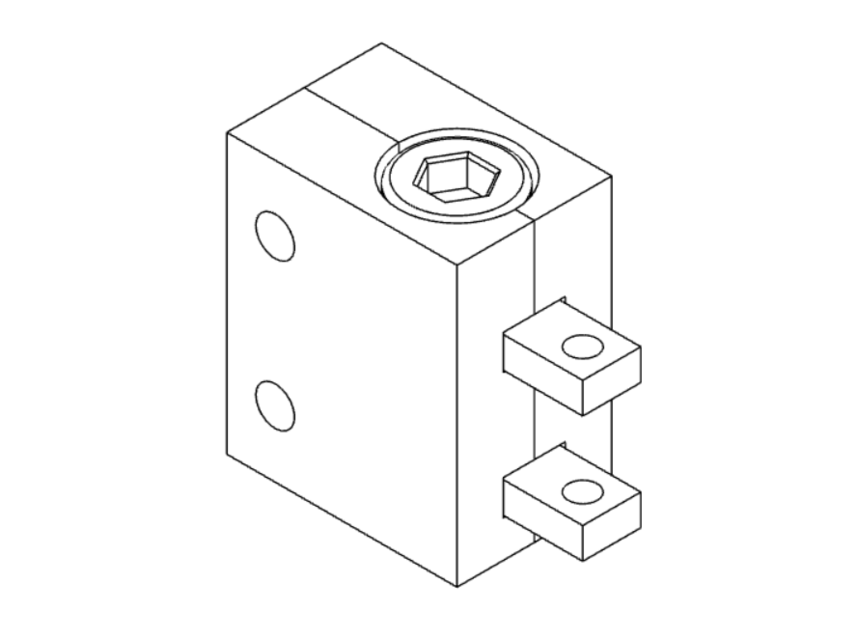 SCREW POWER SWITCH 3D CAD Model Library GrabCAD