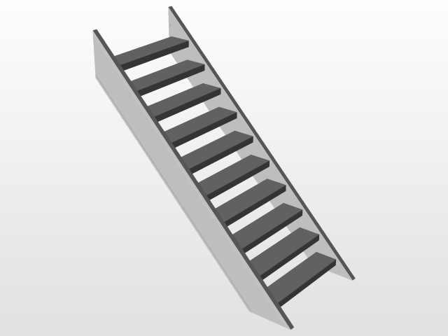 Sheet Metal Stair Case