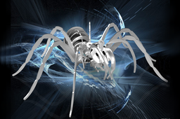 Tarantula, spider, 3d model, puzzle, sheetmetal, woodcraft