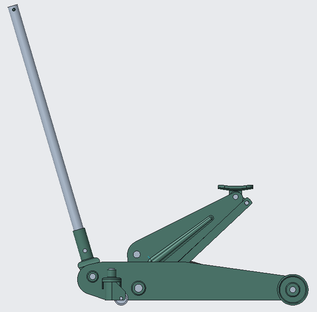 Hydraulic Car Jack 3D CAD Model Library GrabCAD