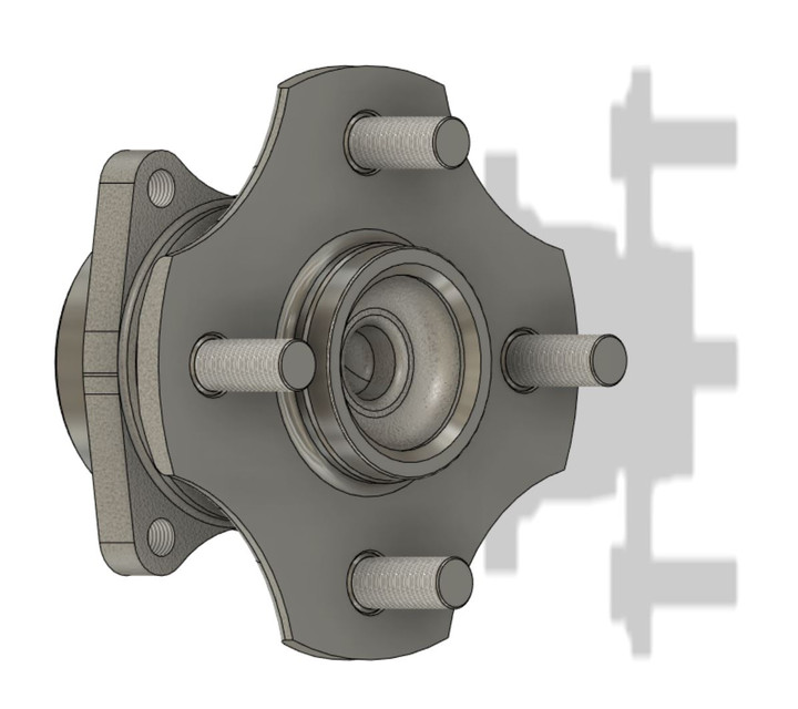 Rear Wheel Hub 3D CAD Model Library GrabCAD