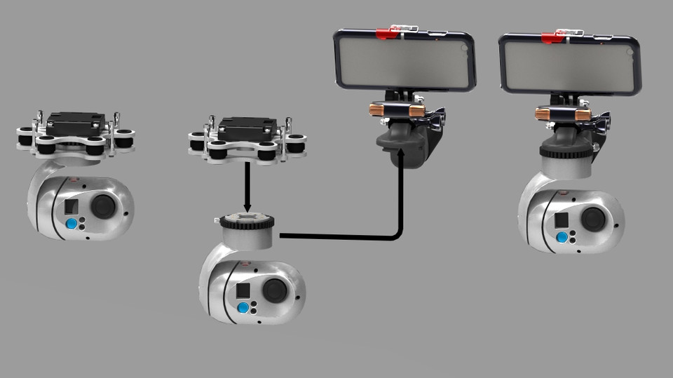 Modular GorPro 3 Axis Gimbal