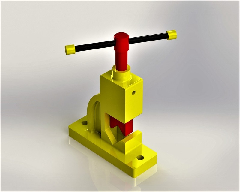 Pipe Vice Assembly 3D CAD Model Library GrabCAD