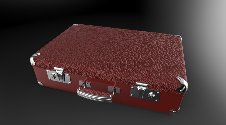 Suitcase 3D CAD Model Library GrabCAD