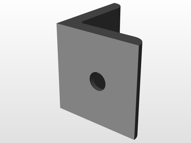 45x45 Plain Corner Bracket