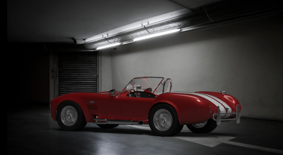 Shelby Cobra 01 3D CAD Model Library GrabCAD