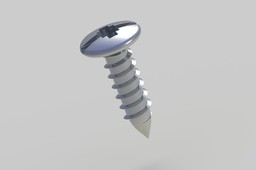 Screw NO.6-12 pan combi s/tap z/plate