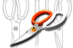 Asymmetric scissors / Tijeras asimétricas