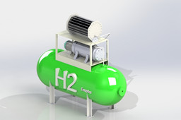 Self-generating station fuel for automotive