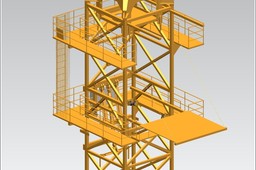 TOWER CRANE -Crane climbing segment-