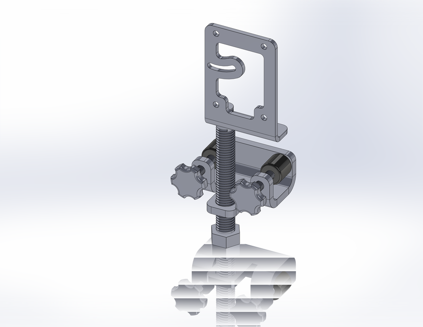 Photoelectric Mounting Bracket, for Conveyors 3D CAD Model Library
