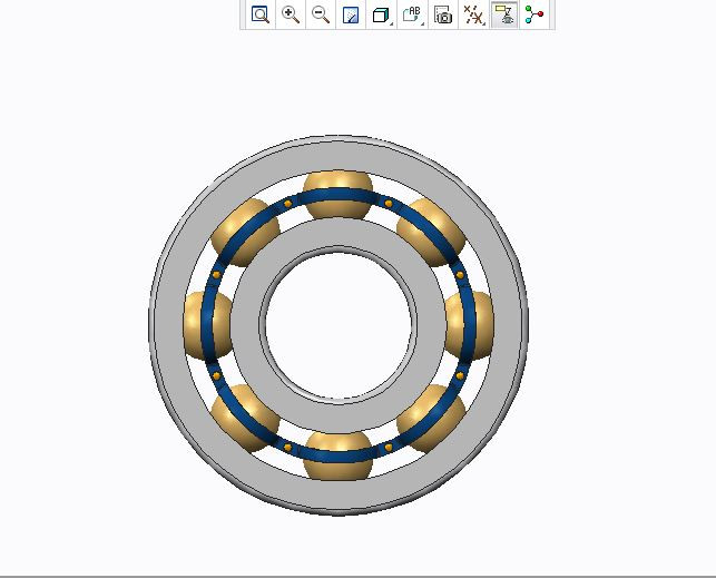 Ball bearing (Assembly) 3D CAD Model Library GrabCAD