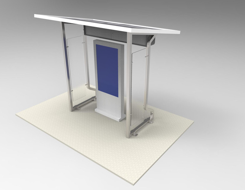 Koisk Design with Solar Panel roof