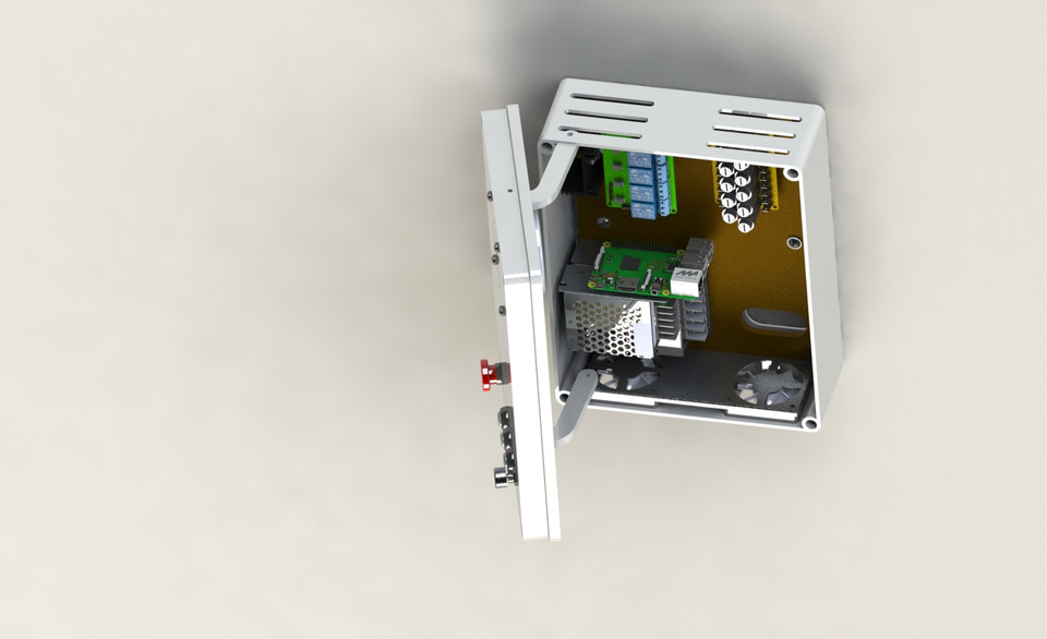 Home Automation Box 3D CAD Model Library GrabCAD