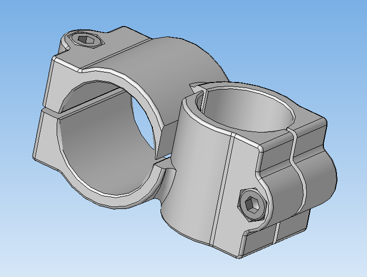 Bracket for cross fixing pipes