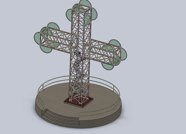 large cross