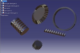 catia parametric gears