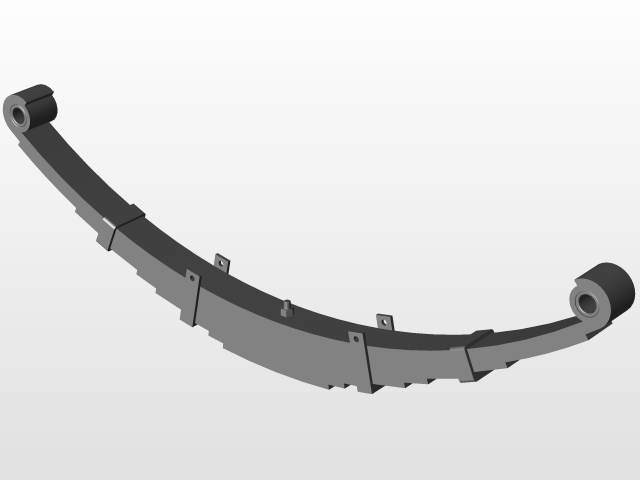 Leaf Spring 3D Model | Download Leaf Spring CAD Models for free – BTQPQV