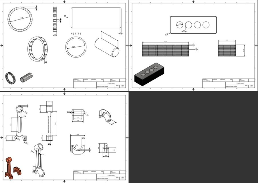 専用ページ 2d2d 素顔4 GF60i2 Linear double cylinder 4-stroke gasoline engine