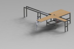 Wood cross cut machine