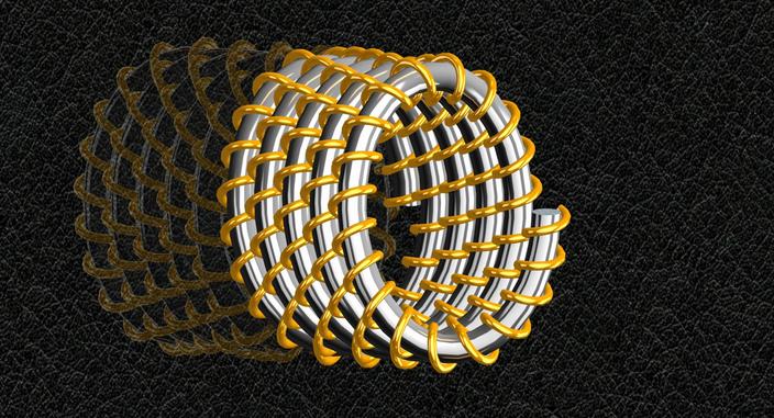 Helical elliptical axis/trajectory Spring