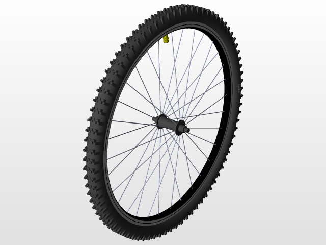 Bike wheel 26x2.0 front