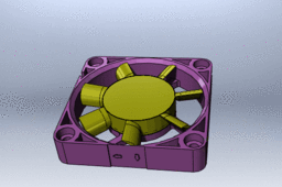 50mm fan with case