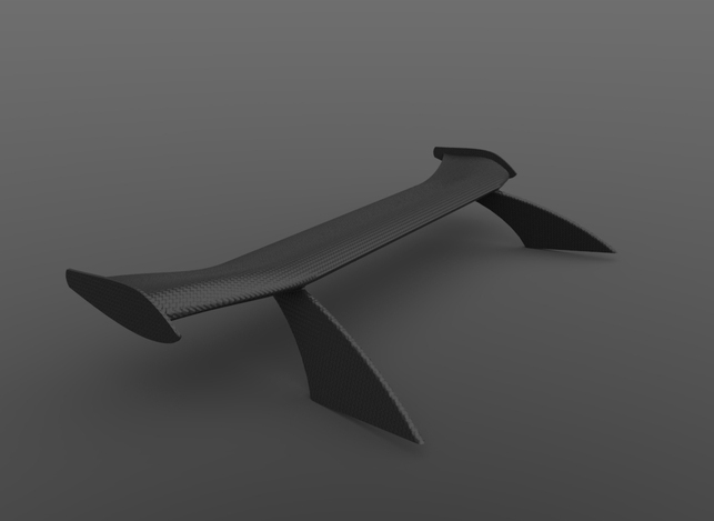 Rear wing S821 Aerofoil (designed with advanced aerodynamics)