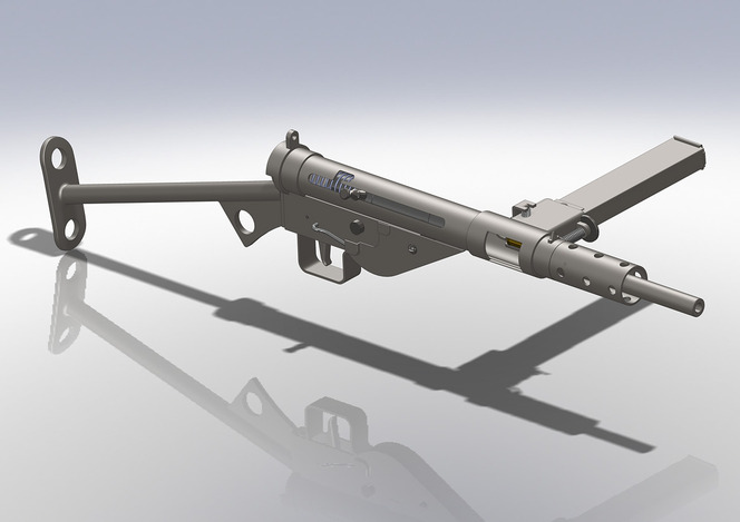 Sten gun Mk. 2 1942 complete