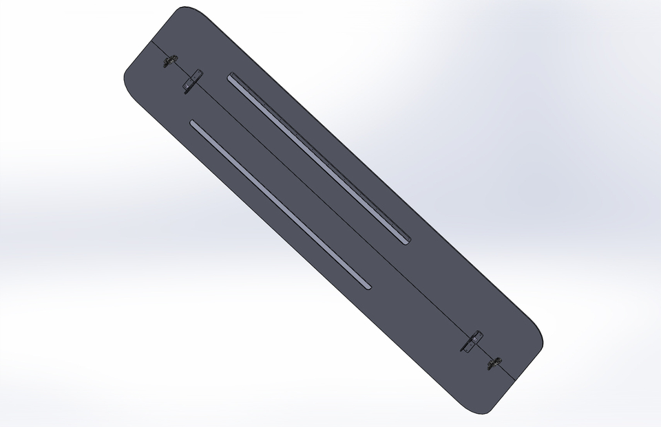 Ironing board extension 3D CAD Model Library GrabCAD