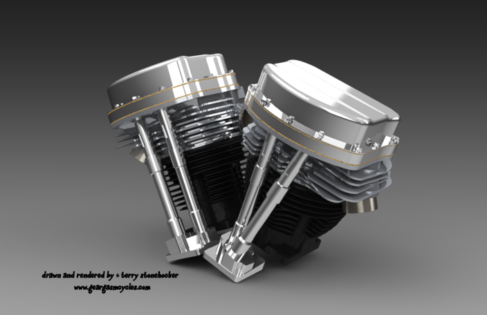 1952 Panhead Top-end Assy