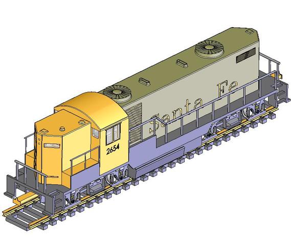 SantaFe Locomotive