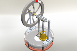 Stirling engine - Simplifed