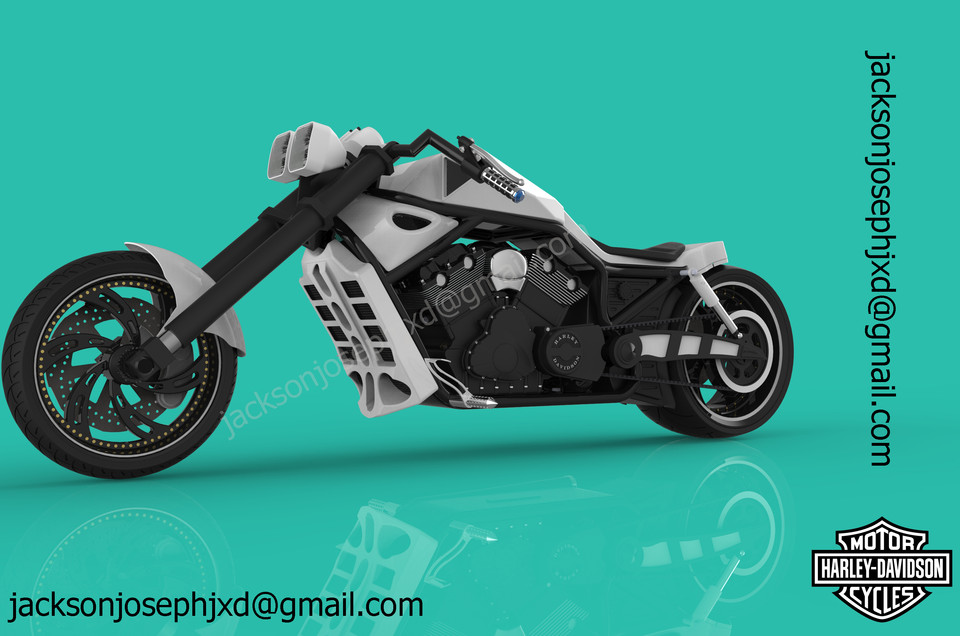 HARLEY DAVIDSON V ROD engine,Solidworks2011 3D CAD Model Library