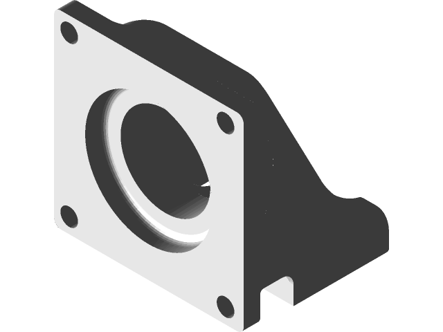 nema 23 mounting  topology optimization