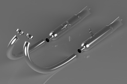 Iz Motorcycle Project - Exhaust system